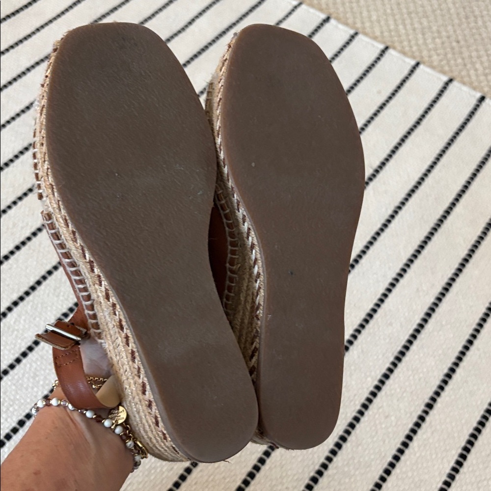 Rag & Bone Brown Leather Espadrille Sandals - Picture 4 of 6